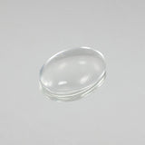 Glass,Oval,Sm,5/8"x1"
