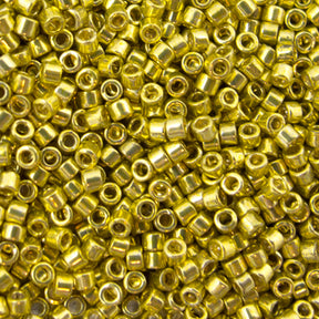 Delica Bead - Galvanized Dark Yellow Dyed DB424