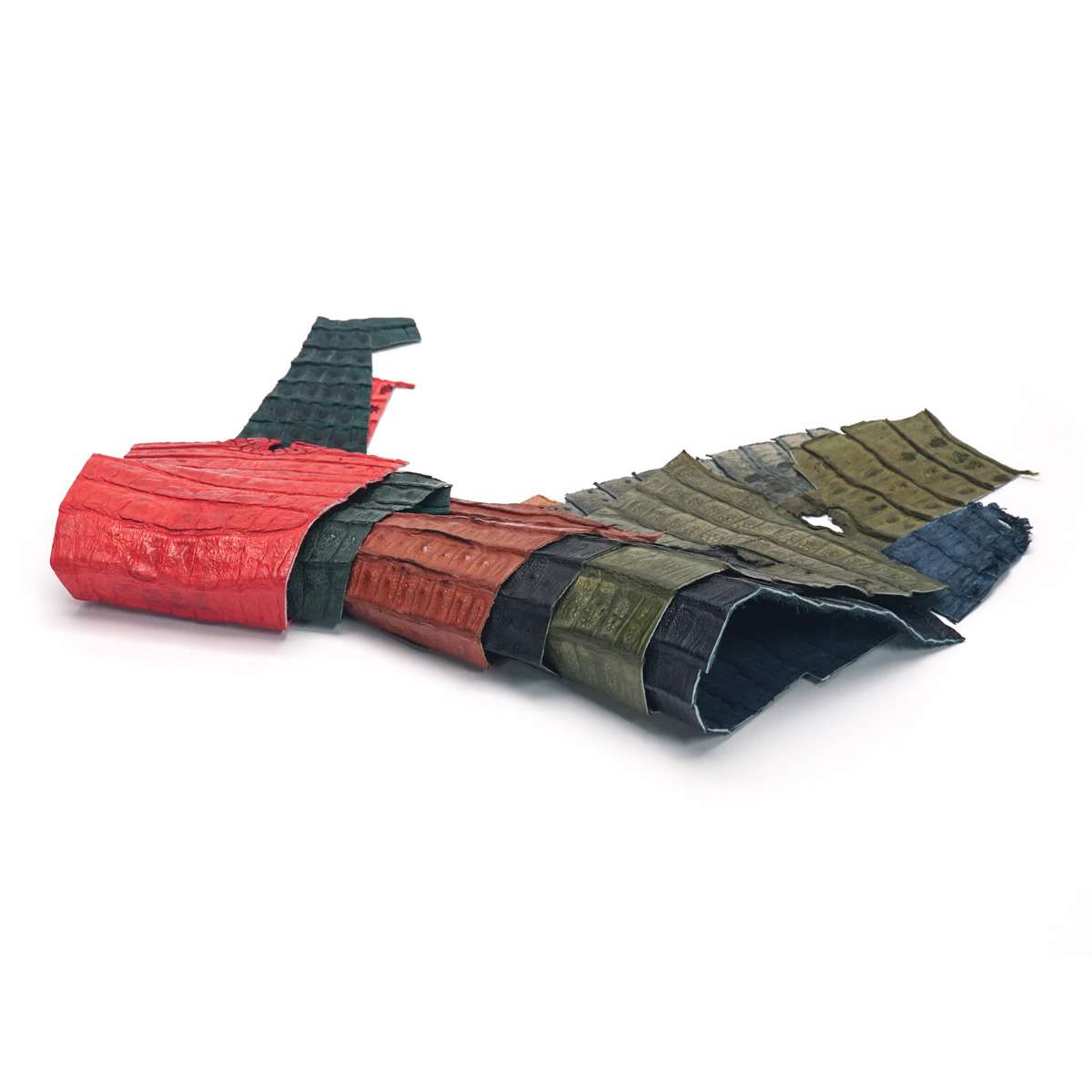 76-6.SLC.03.jpg Trimmed Caiman Tail - Assorted 5pk Image