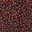45-894513.SLC.jpg 8/0 Seed Beads - Picasso Red Garnet Matte 22g Image