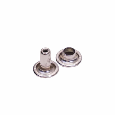 SBDCR.Nickel.Small.01.jpg Double Capped Rivet - Solid Brass Image
