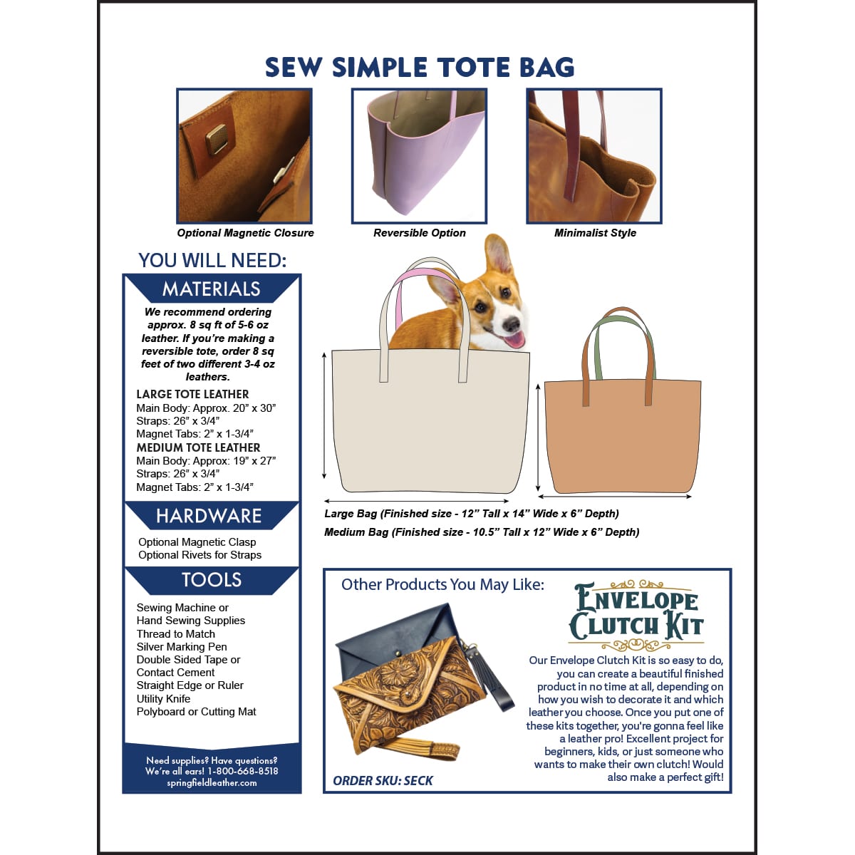 144-101.SLC.02.jpg Sew Simple Reversible Tote Bag Pattern - Digital Image