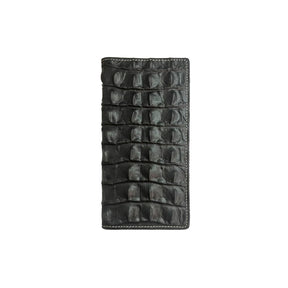 Black Montana West Crocodile Roper Wallets
