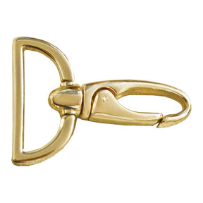 1 ½" Hi-Polish Swivel Snap - Gold Plate