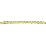 4mm Olivine Bead Strand - Firepolished