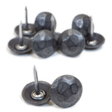 Upholstery Tack - 3/4" Hammered Round, Black