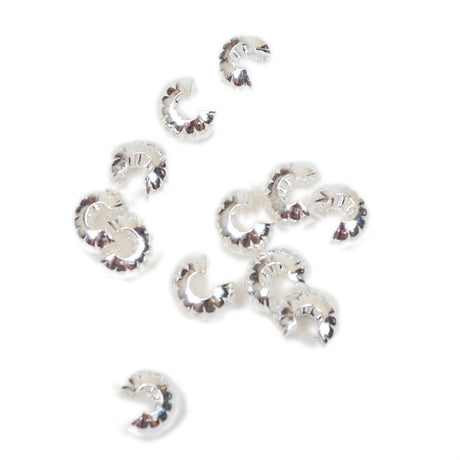 45-62.SLC.1.jpg 4mm Crimp Cover - Silver Plate Corrugated 12pk Image