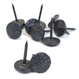 Upholstery Tack - Honeycomb Round, Black