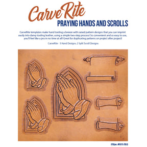 CarveRite - Praying Hands Scrolls