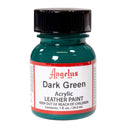 Dark Green Angelus Leather Acrylic Paint, 1-ounce size