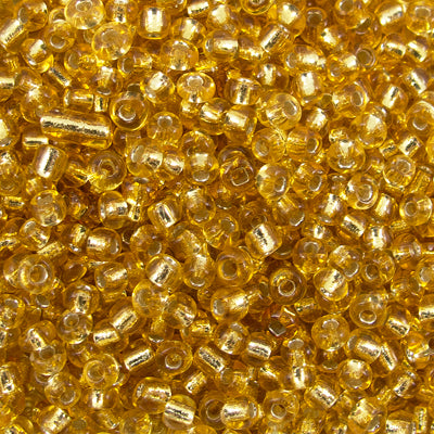 222-144208.SLC.jpg 10/0 Seed Beads - Gold Lined 20g Image