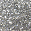 45-89242.SLC.jpg 8/0 Seed Beads - Pewter Lined Crystal 22g Image