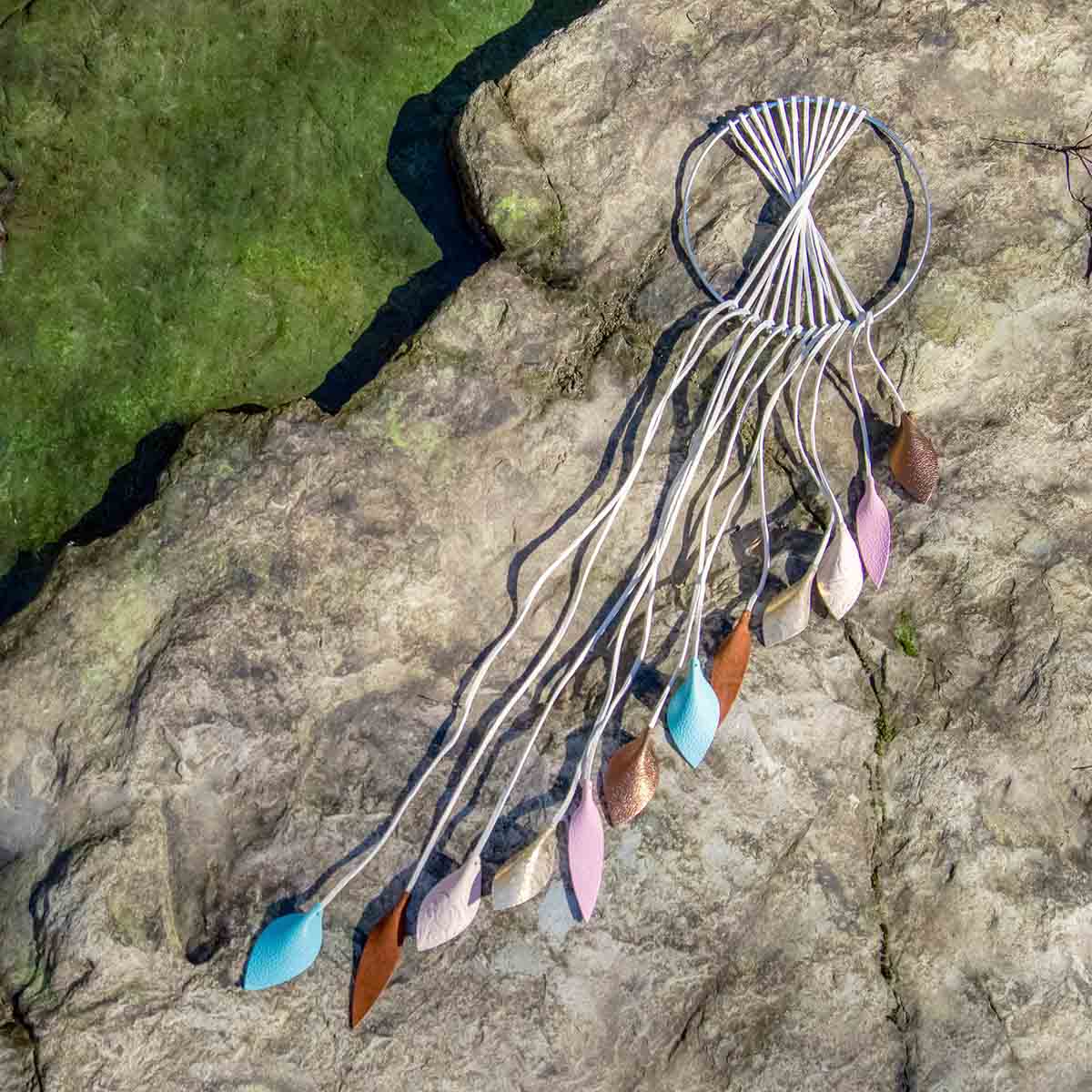 28-9024.SLC.05.jpg Lace Suede Ivory 1/8" x 25yd Image