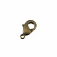 144-121.SLC.jpg 6pk 9mm Lobster Clasp - Antique Gold Image