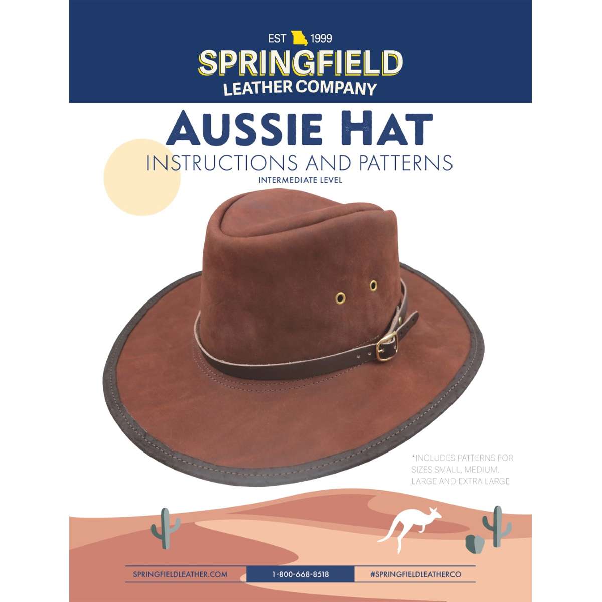 144-10060.SLC.jpg Aussie Hat Pattern Image