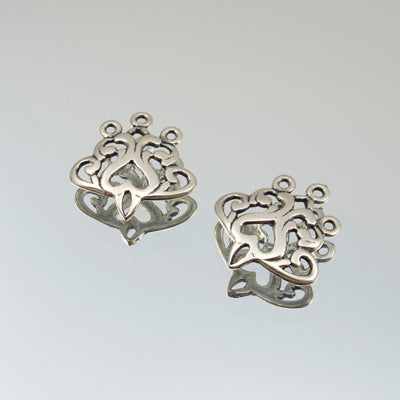 286-1085212.SLC.jpg 16mm 3 Strand Flames Link - Silver Plate Image