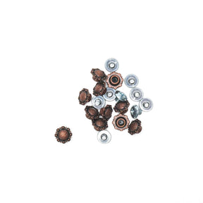 3/16" Berry Screw Post - Antique Copper 10pk