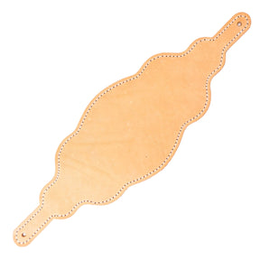 Pre-Stitched Wide Scallop Bronc Halter Blank