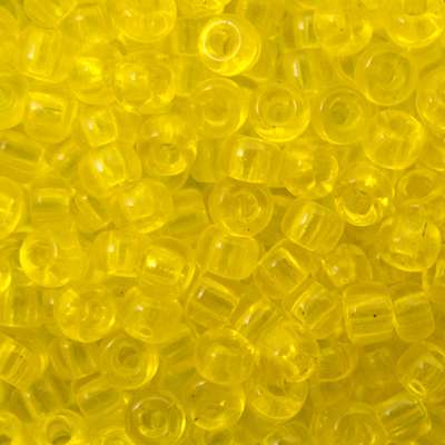 45-891361.SLC.jpg 8/0 Seed Beads - Transparent Yellow 22g Image