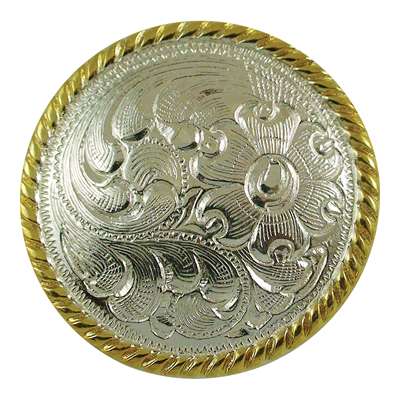 280-794302.jpg 1" High Sierra Concho - Silver Plate Image