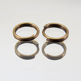 6mm Split Rings - Antique Brass 20pk