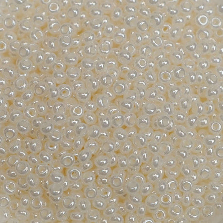 229-101478.SLC.1.jpg Seed Beads 10/0 Opaque Pearl Ceylon - 20g Image