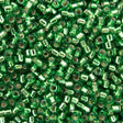 45-113046.SLC.jpg Delica Bead - Sivler Lined Light Green DB046 Image