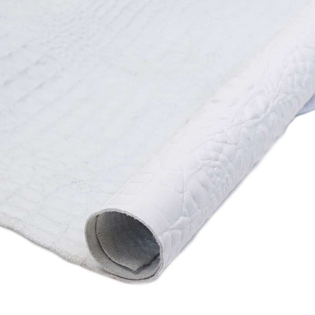 62-2604.SLC.3.jpg Embossed Alligator Side - White Image