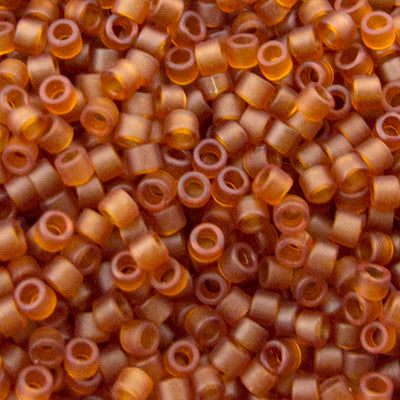 45-113764.SLC.jpg Delica Bead - Amber Transparent Matte DB764 Image