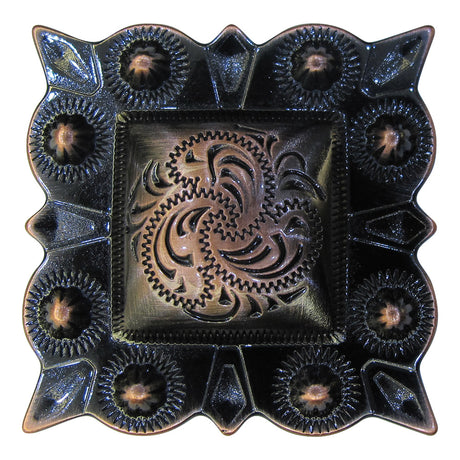 280-232303.SLC.jpg 1" Square Berry Concho - Copper Image