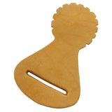 5" Strap Rigging Holder Leather Shape