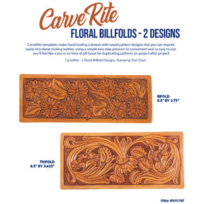 CarveRite - Floral Billfolds