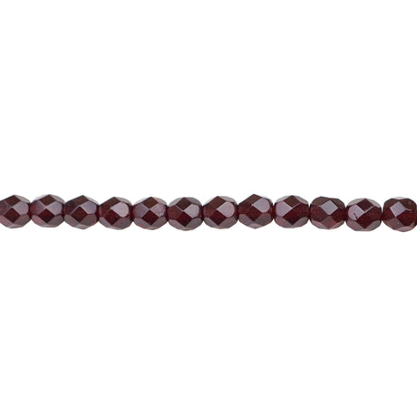 339-82.SLC.1.jpg 6mm Garnet Bead Strand - Firepolished Image