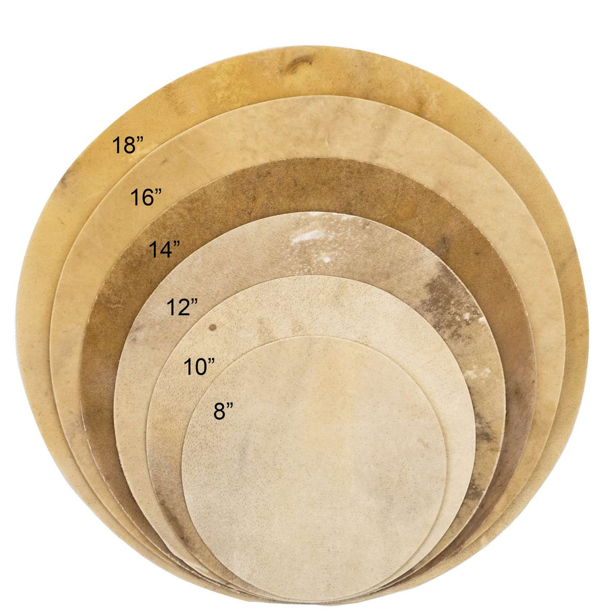 ERDC.SLC.01.jpg Special Purchase Elk Rawhide Drum Covers Image