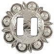 115-160034.SLC.jpg 1" Slotted Berry Concho - Silver Plate Image