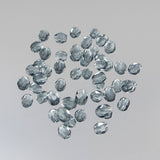 3mm Montana Blue Bead Strand - Firepolished