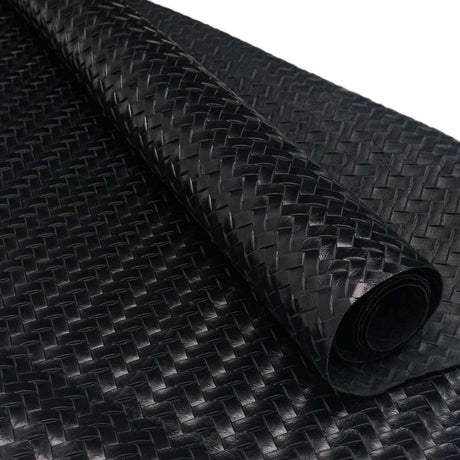 BREC.Black.01.jpg Braided Embossed Cow Image