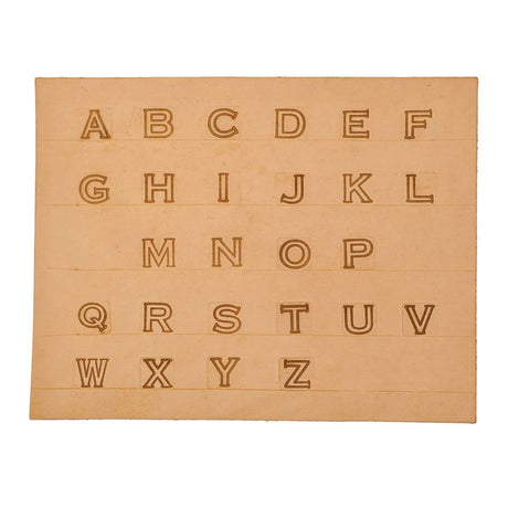 HDW003.SLC.2.jpg Open Face Craftmaster Alphabet Stamp Set Image