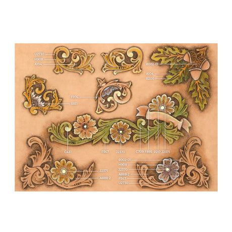 374-7890425.SLC.01.jpg Maker Aid - Floral Corners & Borders #1 Image