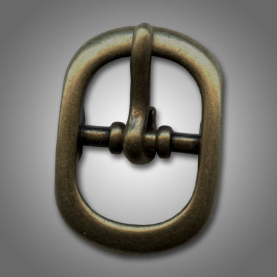 sandal-buckle_378-151503.SLC.jpg ½" Center Bar Sandal Buckle - Antique Solid Brass Image