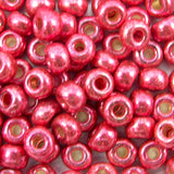 6/0 Seed Beads - Galvanized Light Cranberry 20g