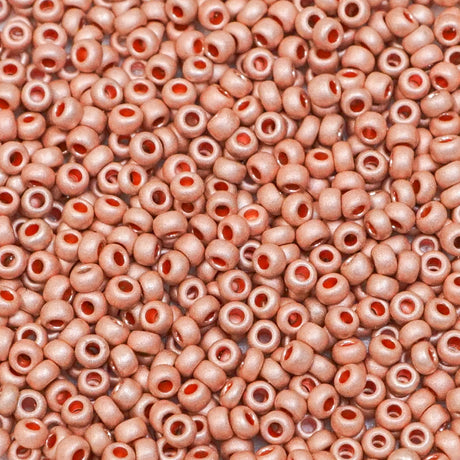 229-1012.SLC.1.jpg Seed Beads 10/0 Metallic Beige Matte - 20g Image