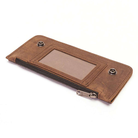 BIWI.Matte Brown.7.ID Window.02.jpg Biker Wallet Interiors Image
