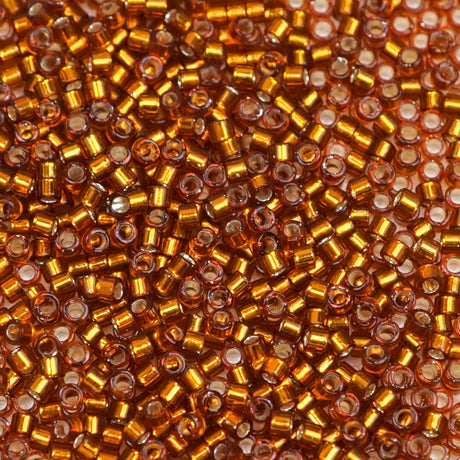 45-113144.SLC.1.jpg Delica Bead - Silver Lined Amber DB144 Image