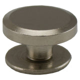 3/16" Flat Screw Post - Solid Brass/Nickel Plate