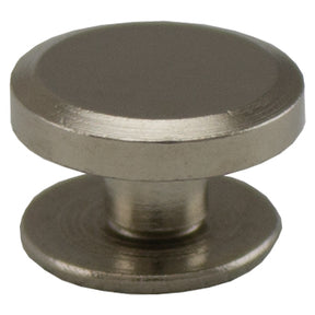 3/16" Flat Screw Post - Solid Brass/Nickel Plate