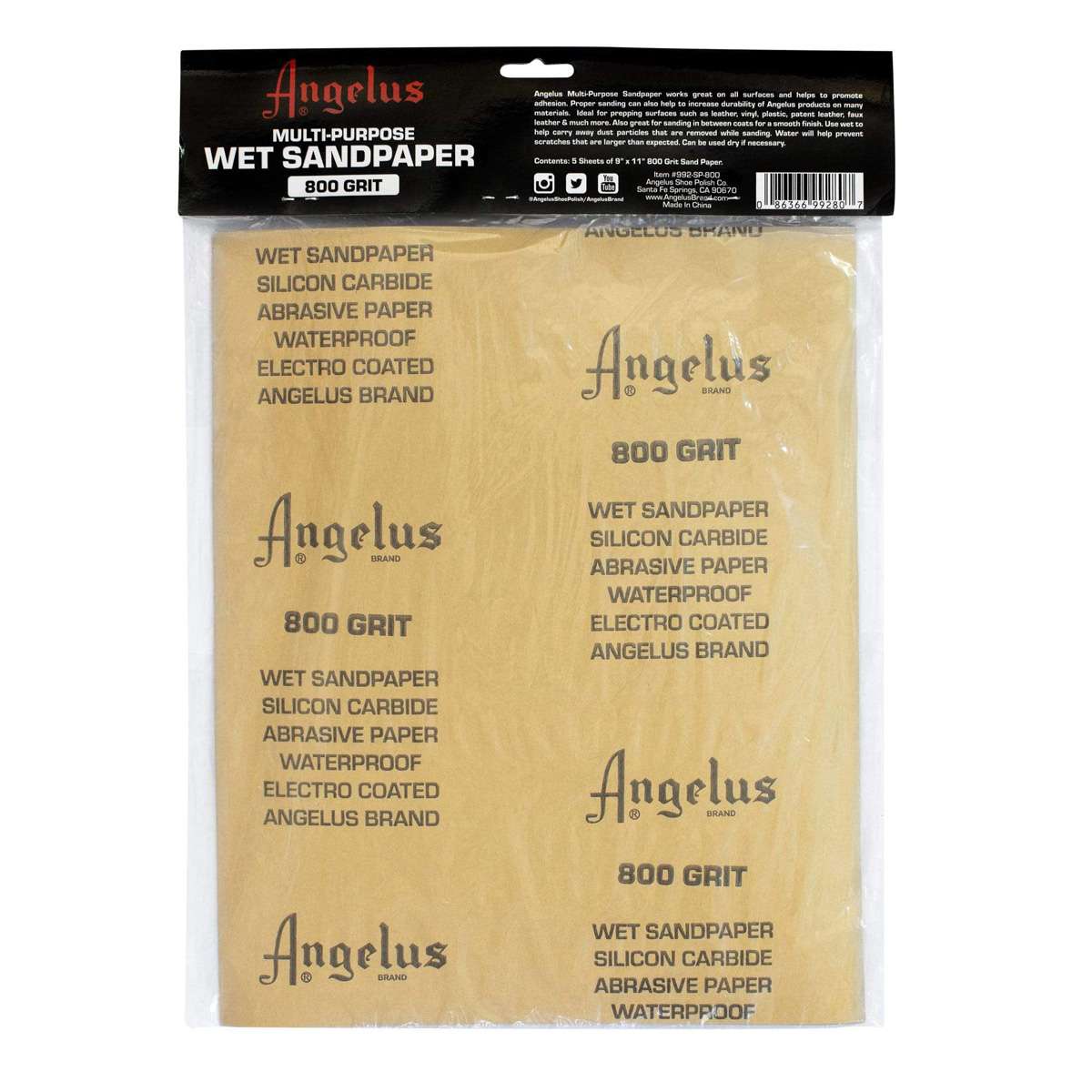 ASP.800 Grit.02.jpg Angelus Multi-Purpose Wet Sandpaper Image