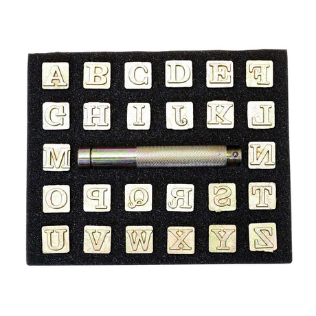 HDW004.SLC.3.jpg Block Craftmaster Alphabet Stamp Set Image
