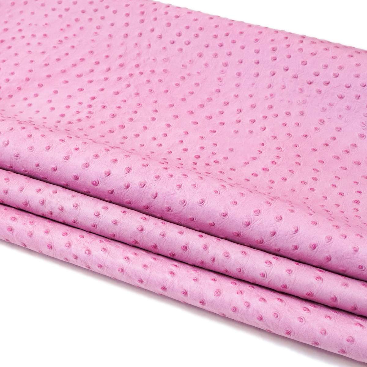 62-63.SLC.02.jpg Ostrich Print on Cow Sides - Hot Pink Image