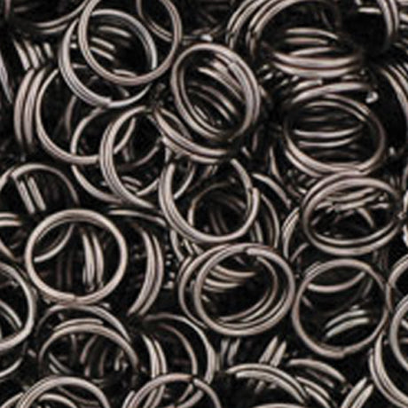 339-136.SLC.jpg 6mm Split Rings - Gunmetal 25pk Image